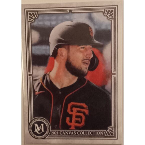 JOEY BART 2021 TOPPS MUSEUM COLLECTION CANVAS CCR23 RC SAN FRANCISCO GIANTS - Picture 3 of 6